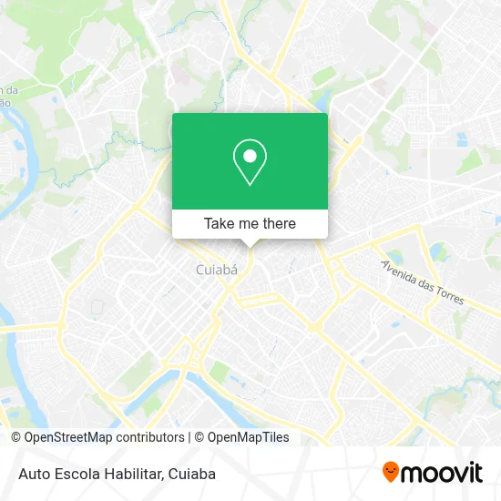 Auto Escola Habilitar map