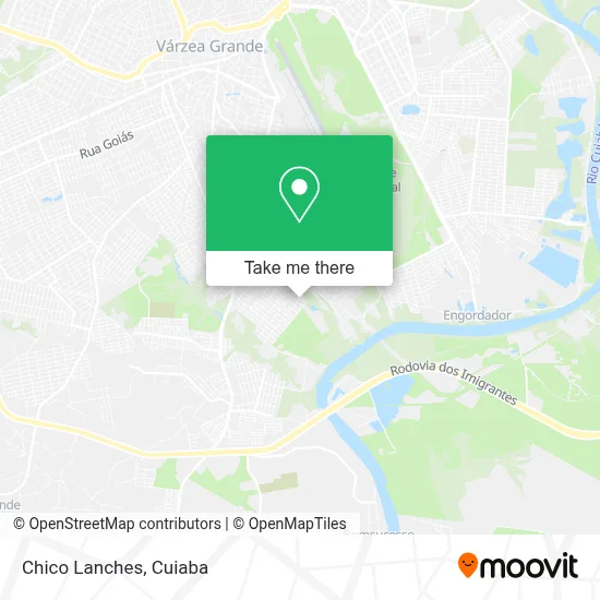 Chico Lanches map