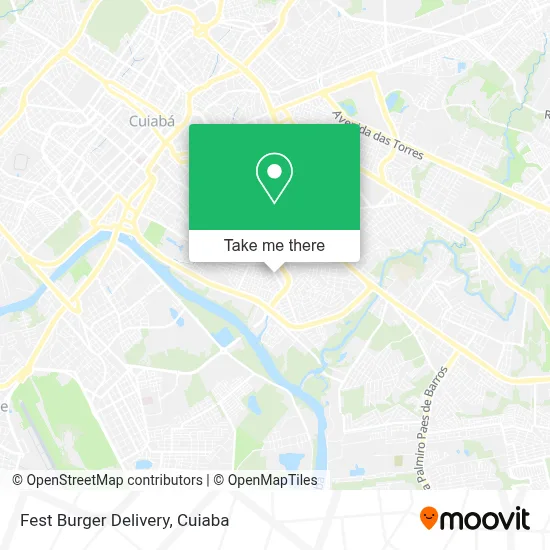 Fest Burger Delivery map