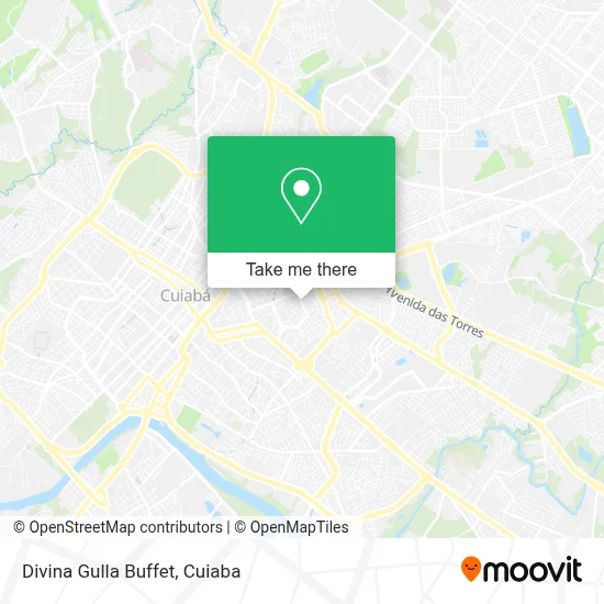Divina Gulla Buffet map