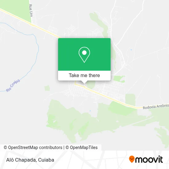 Alô Chapada map