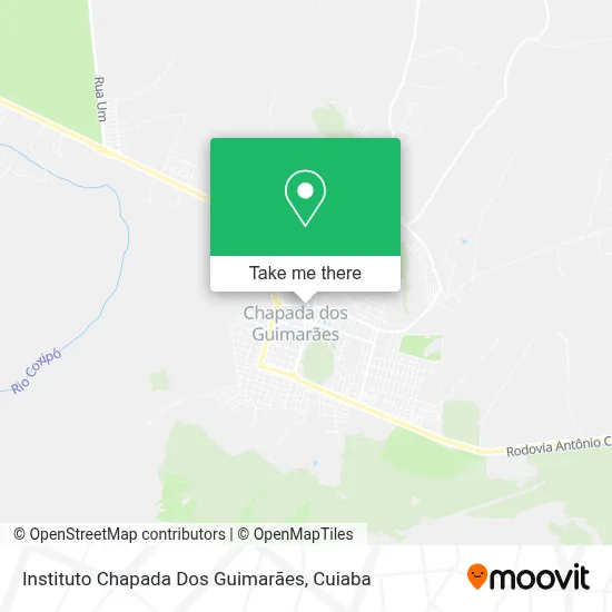 Instituto Chapada Dos Guimarães map