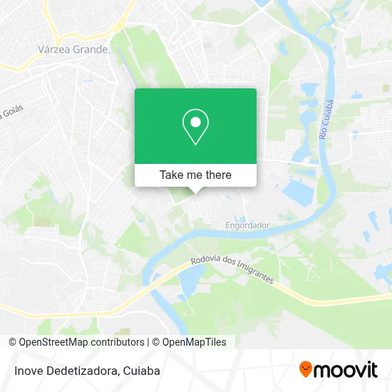 Inove Dedetizadora map