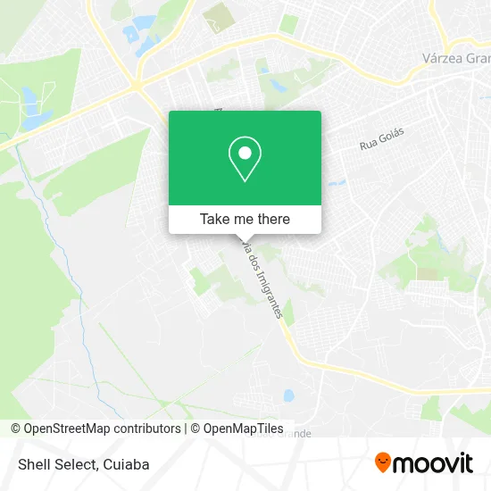 Shell Select map