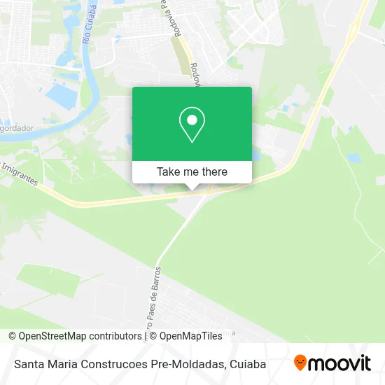 Santa Maria Construcoes Pre-Moldadas map