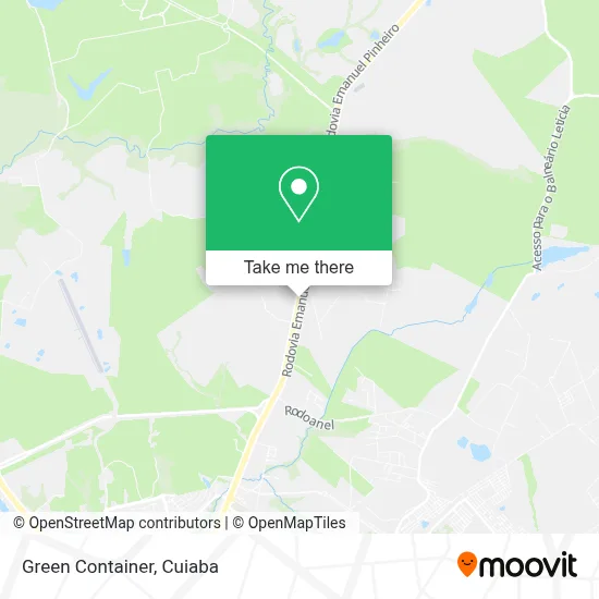 Green Container map