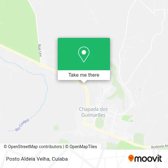Posto Aldeia Velha map