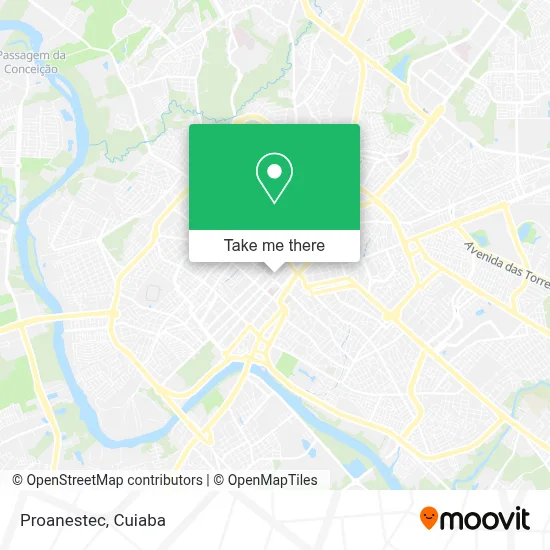 Proanestec map