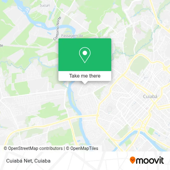 Cuiabá Net map