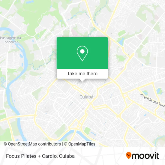 Focus Pilates + Cardio map