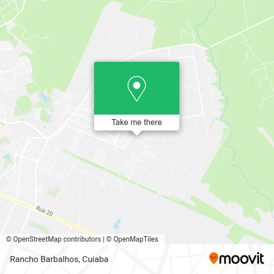 Rancho Barbalhos map