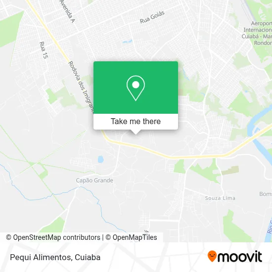 Pequi Alimentos map