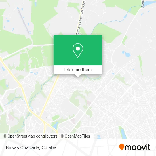 Brisas Chapada map