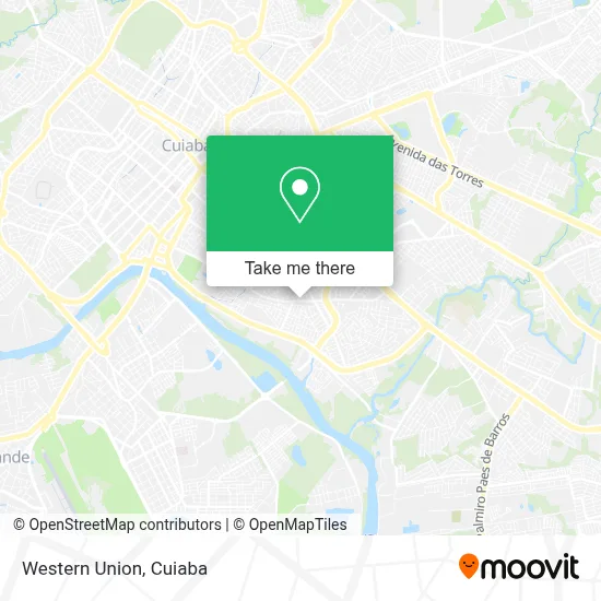 Western Union map