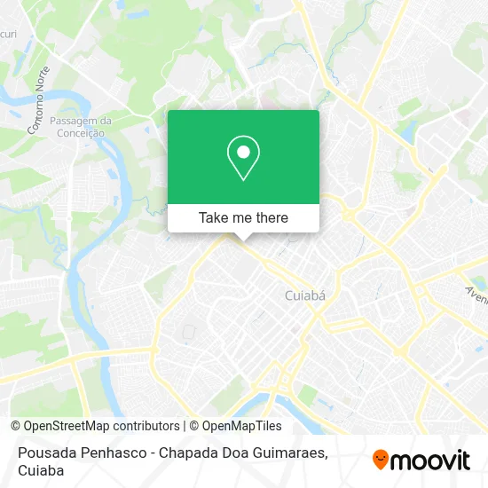 Pousada Penhasco - Chapada Doa Guimaraes map