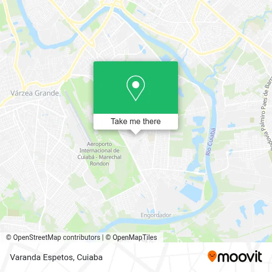 Varanda Espetos map