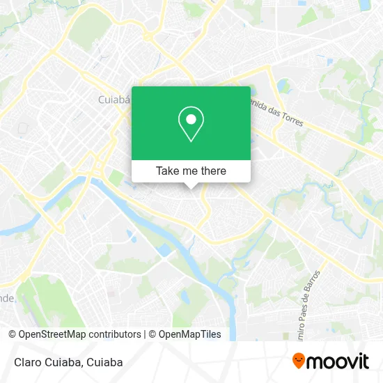 Claro Cuiaba map