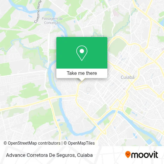 Advance Corretora De Seguros map