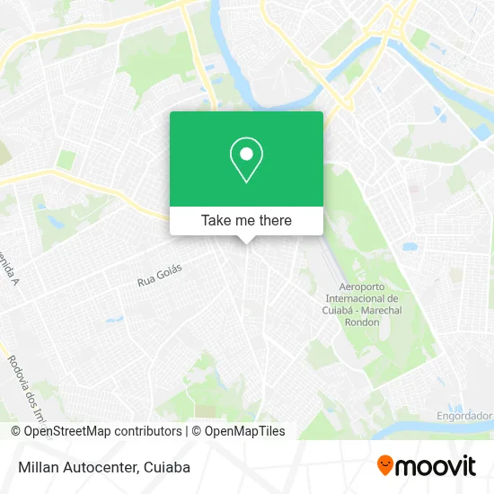 Millan Autocenter map