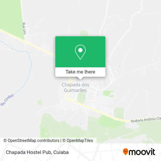 Chapada Hostel Pub map