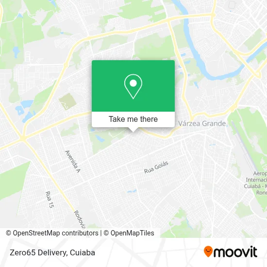 Zero65 Delivery map
