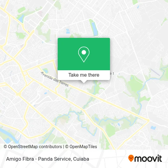 Amigo Fibra - Panda Service map