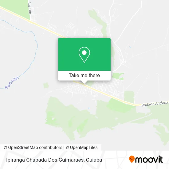 Ipiranga Chapada Dos Guimaraes map