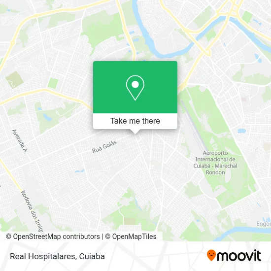 Real Hospitalares map