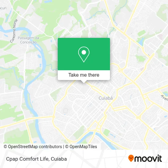 Cpap Comfort Life map