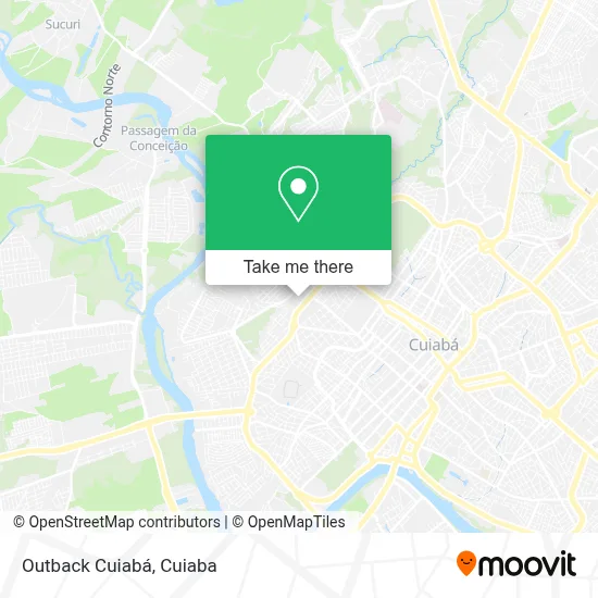 Outback Cuiabá map