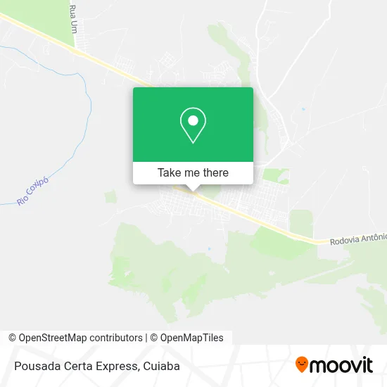 Pousada Certa Express map