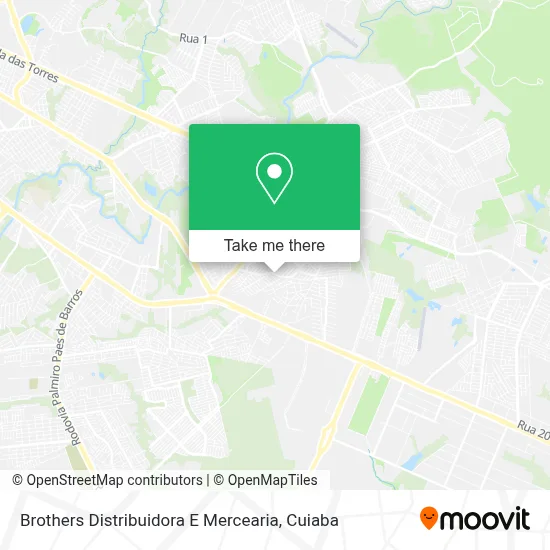 Brothers Distribuidora E Mercearia map