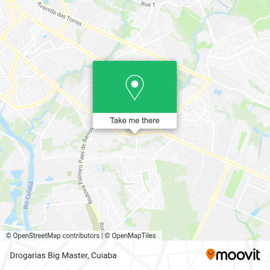 Drogarias Big Master map