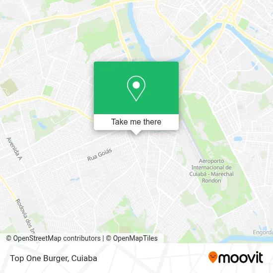 Top One Burger map