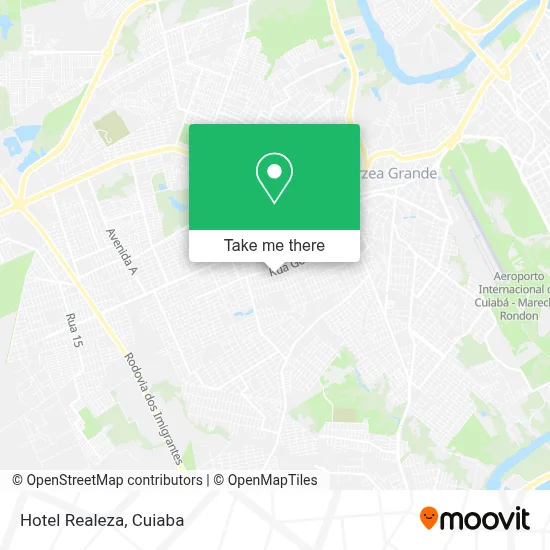 Hotel Realeza map