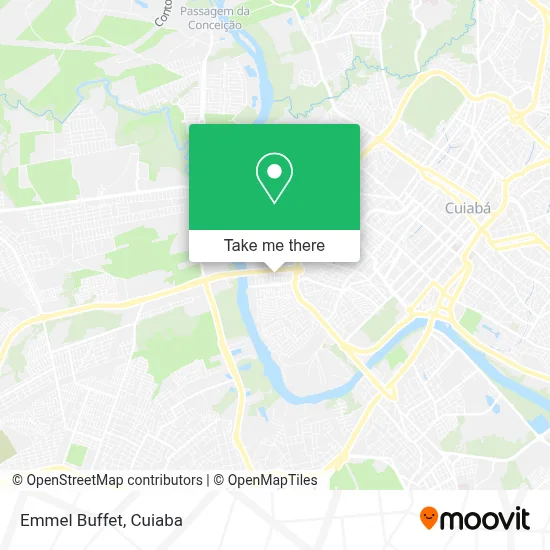 Emmel Buffet map