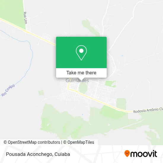 Pousada Aconchego map