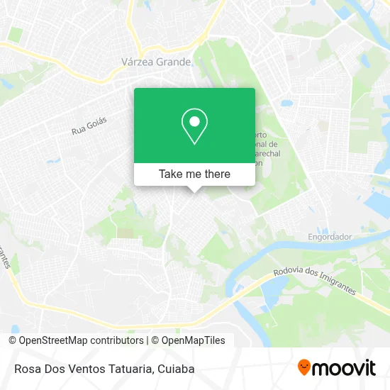 Rosa Dos Ventos Tatuaria map
