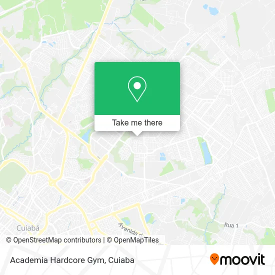 Academia Hardcore Gym map