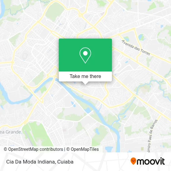 Cia Da Moda Indiana map