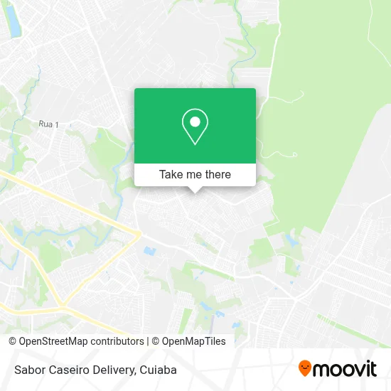 Sabor Caseiro Delivery map