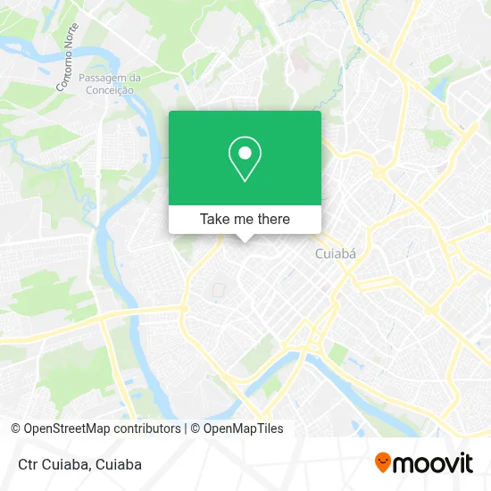 Ctr Cuiaba map