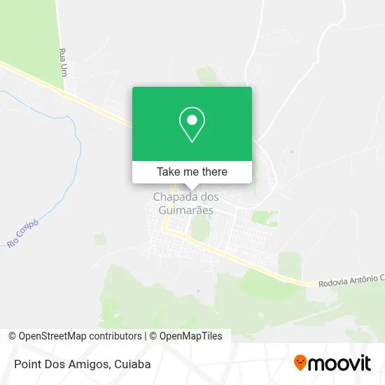 Point Dos Amigos map