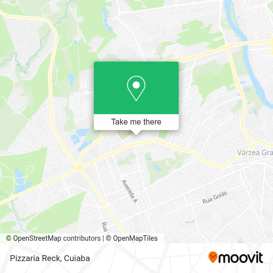 Pizzaria Reck map