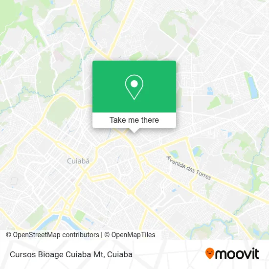 Cursos Bioage Cuiaba Mt map