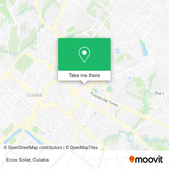 Ecos Solar map