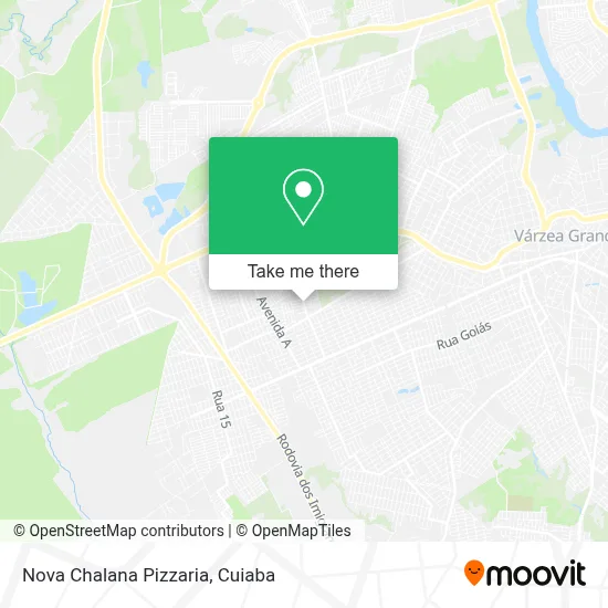 Nova Chalana Pizzaria map