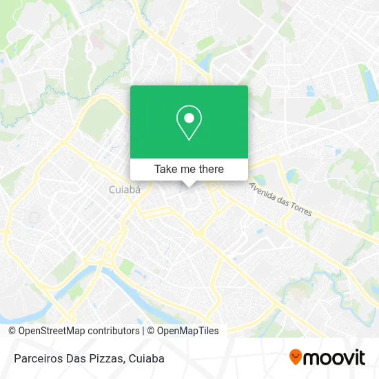 Parceiros Das Pizzas map