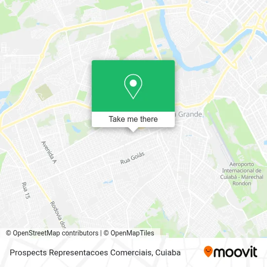 Prospects Representacoes Comerciais map