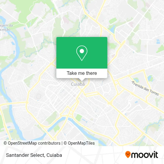 Santander Select map
